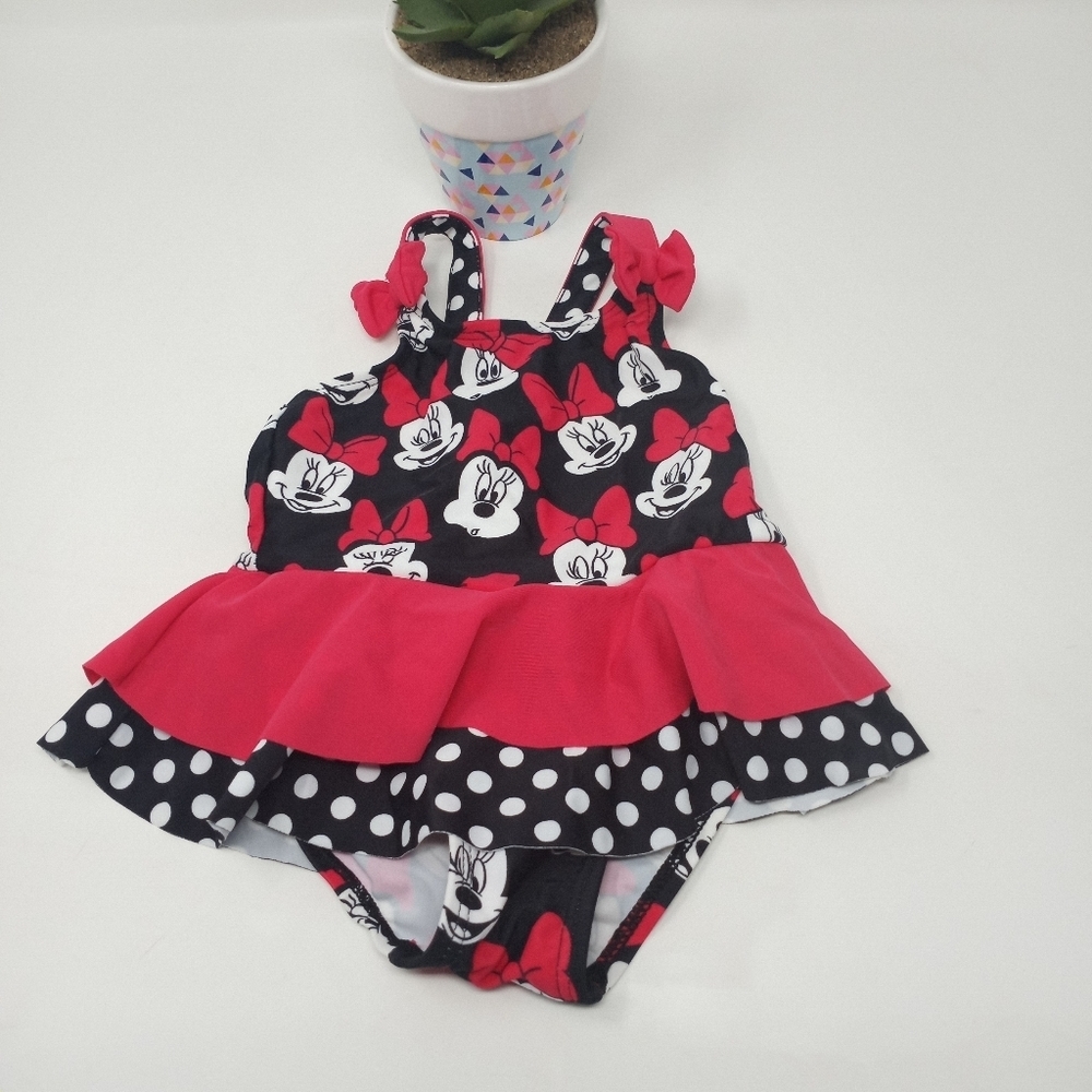 Disney Girl's Minnie Mouse Swimsuit